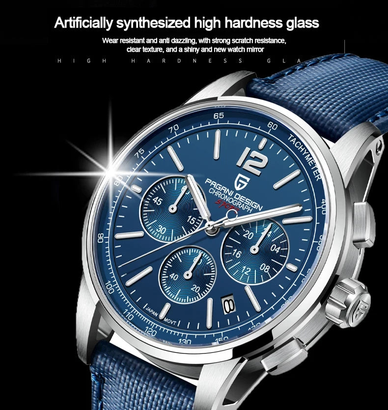 Pagani Design Men's Sapphire Chronograph Watch