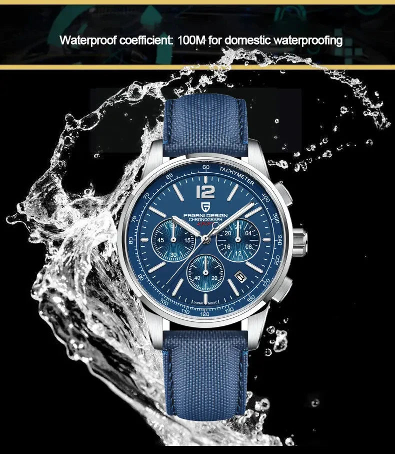 Pagani Design Men's Sapphire Chronograph Watch