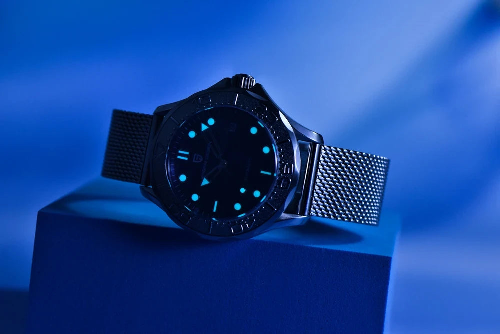 Pagani Design Automatic Sapphire Watch with Luminous Hands