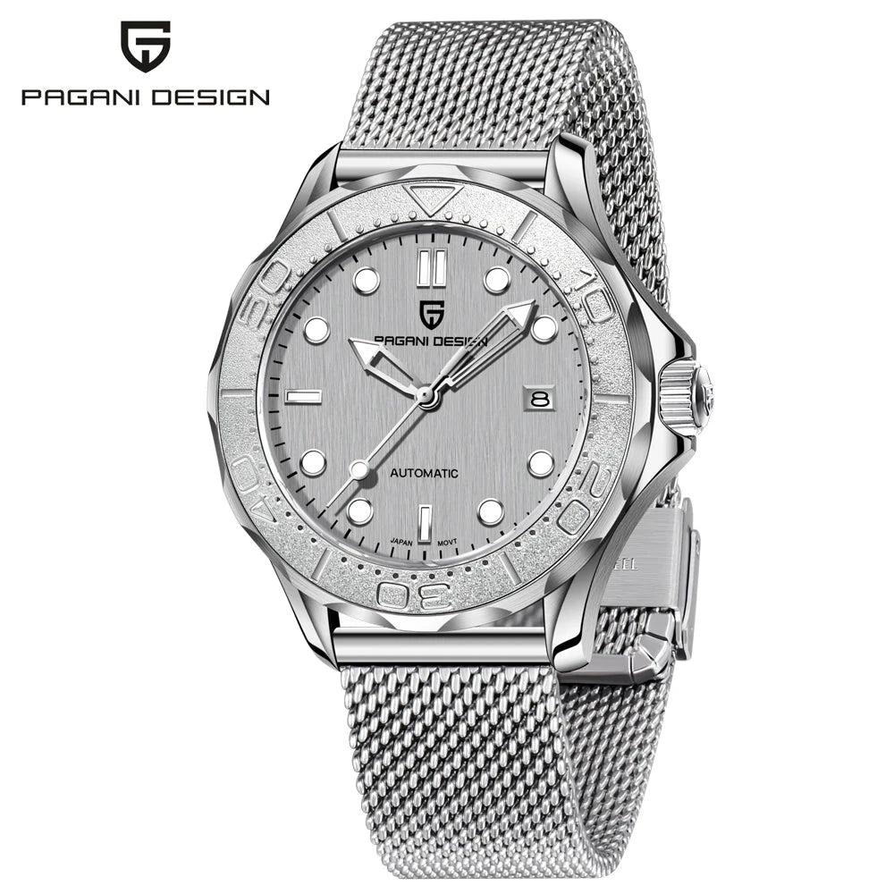 Pagani Design Automatic Sapphire Watch with Luminous Hands