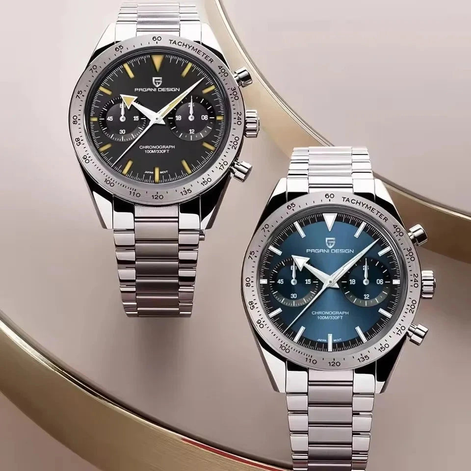 Pagani Design Men's Retro Chronograph Watch
