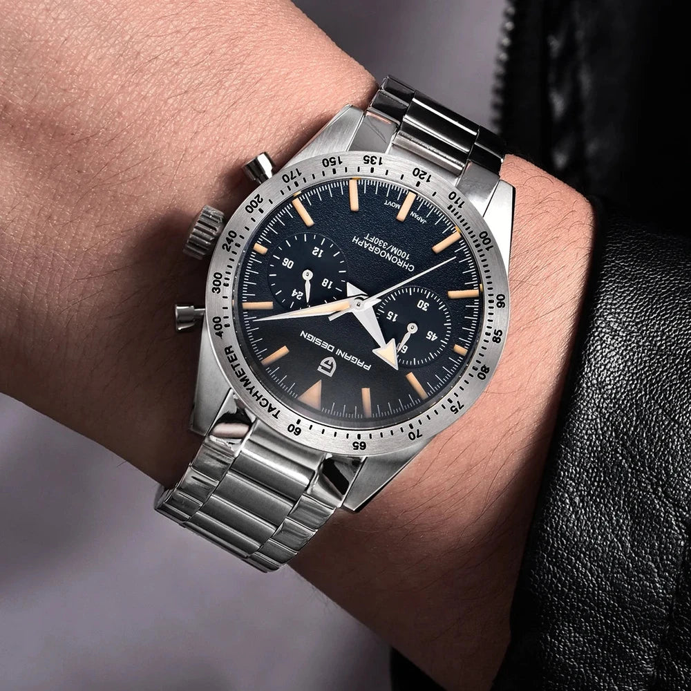 Pagani Design Men's Retro Chronograph Watch