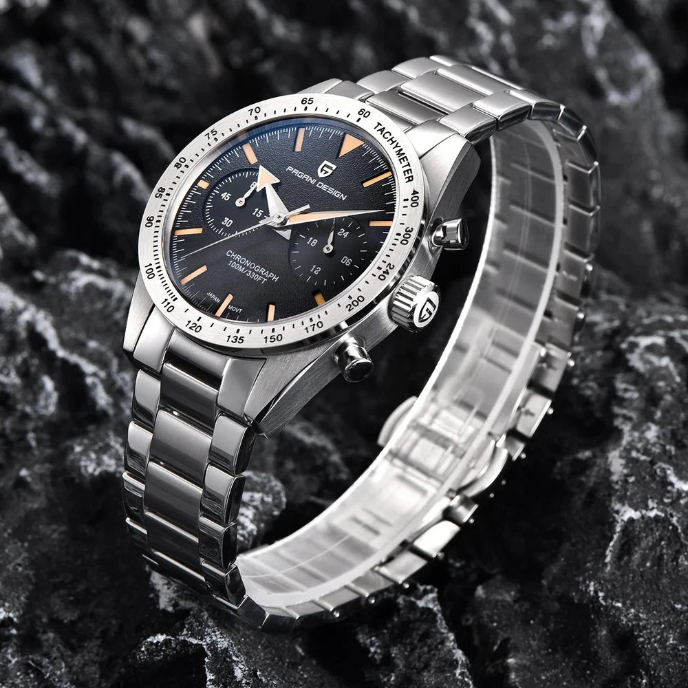Pagani Design Men's Retro Chronograph Watch