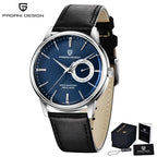 Pagani Design 40mm Leather Quartz Dress Watch