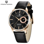 Pagani Design 40mm Leather Quartz Dress Watch