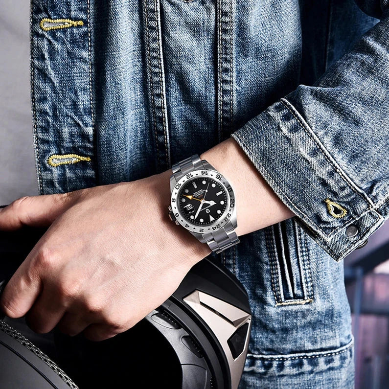 Pagani Design GMT Automatic Watch with Sapphire Crystal