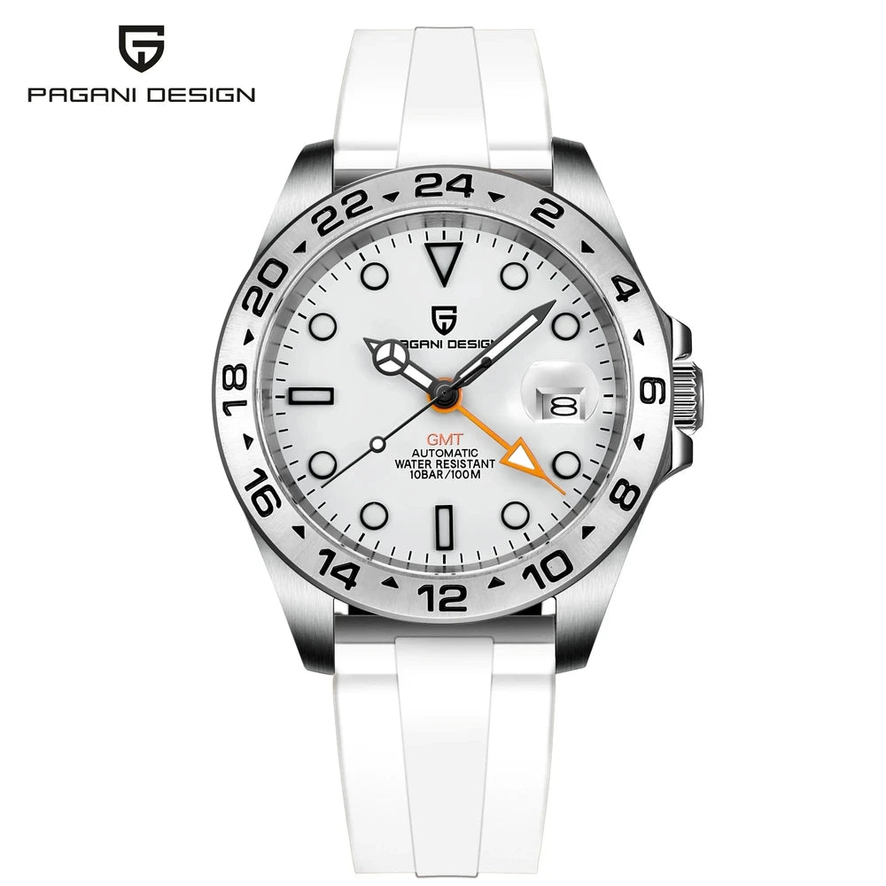 Pagani Design GMT Automatic Watch - Dual Time Functionality