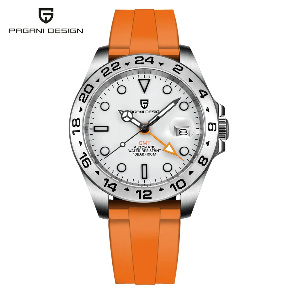 Pagani Design GMT Automatic Watch - Dual Time Functionality
