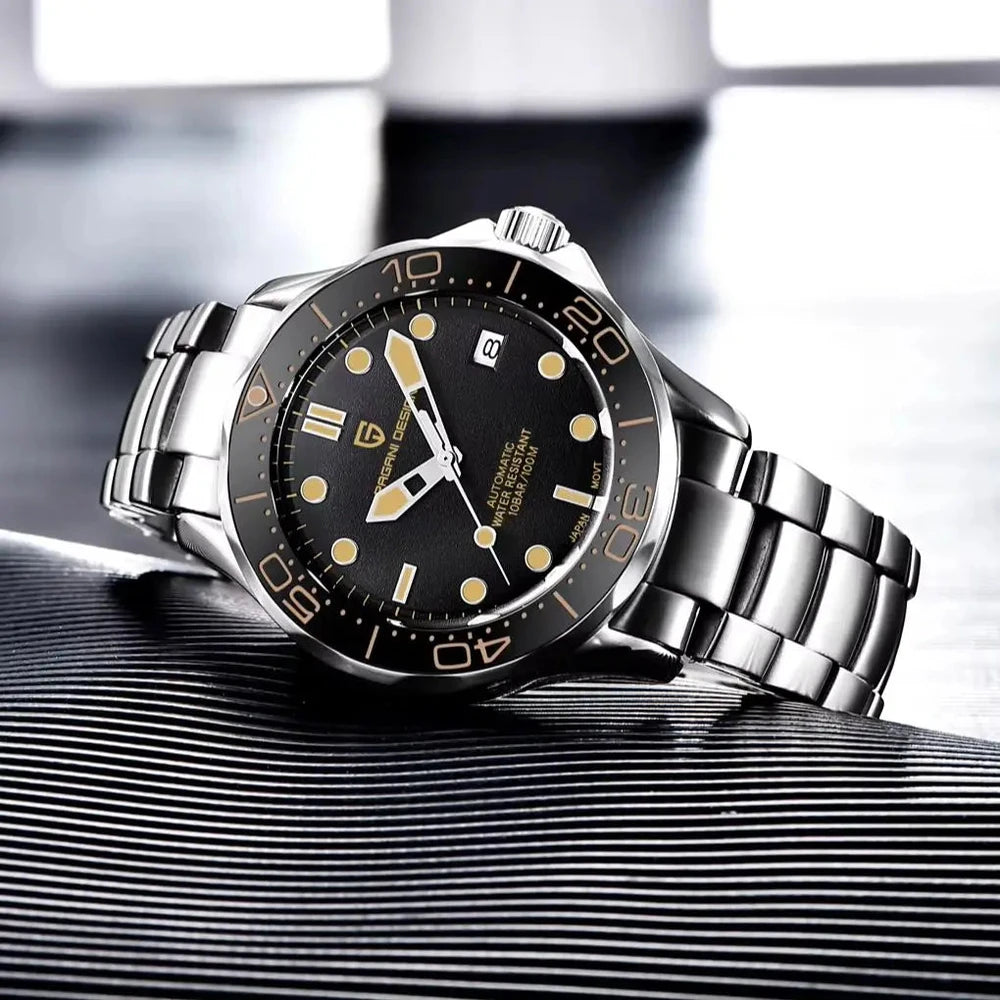 Pagani Design Automatic Dive Watch - Stainless Steel Build