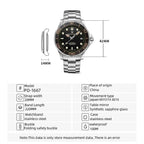 Pagani Design Automatic Dive Watch - Stainless Steel Build