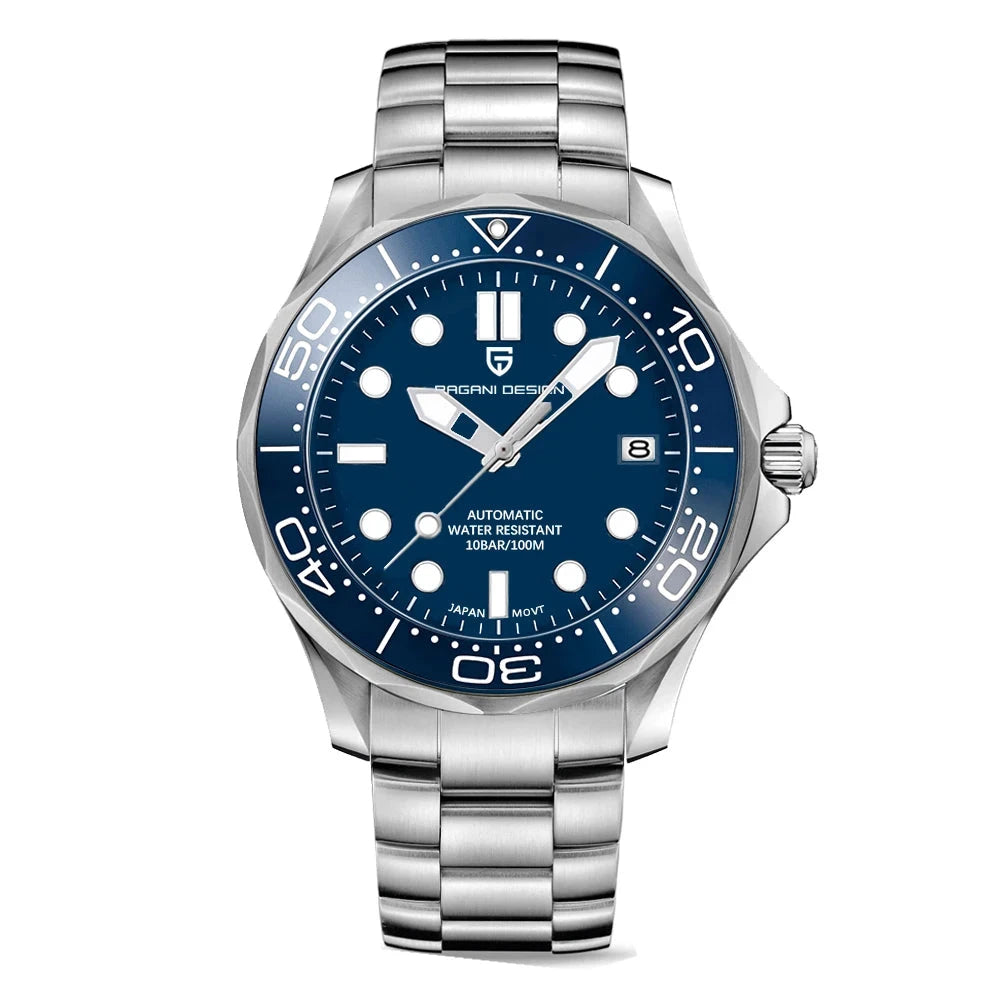 Pagani Design Automatic Dive Watch - Stainless Steel Build