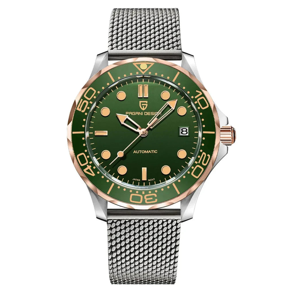 Pagani Design Automatic Dive Watch - Stainless Steel Build
