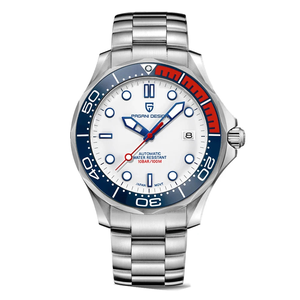 Pagani Design Automatic Dive Watch - Stainless Steel Build