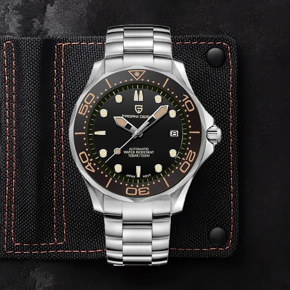 Pagani Design Automatic Dive Watch - Stainless Steel Build