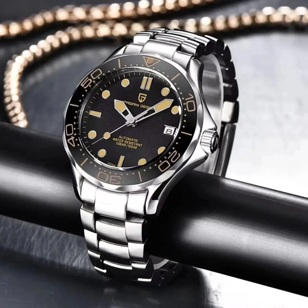 Pagani Design Automatic Dive Watch - Stainless Steel Build
