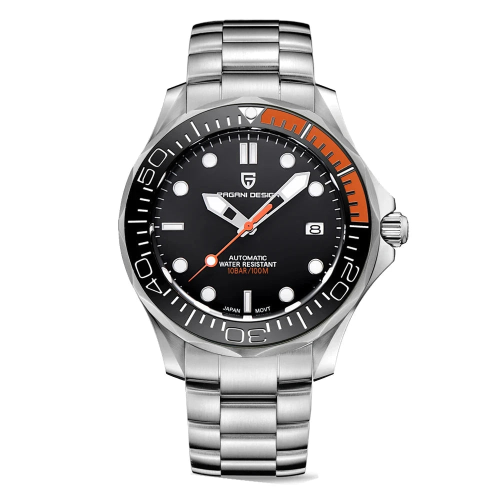 Pagani Design Automatic Dive Watch - Stainless Steel Build