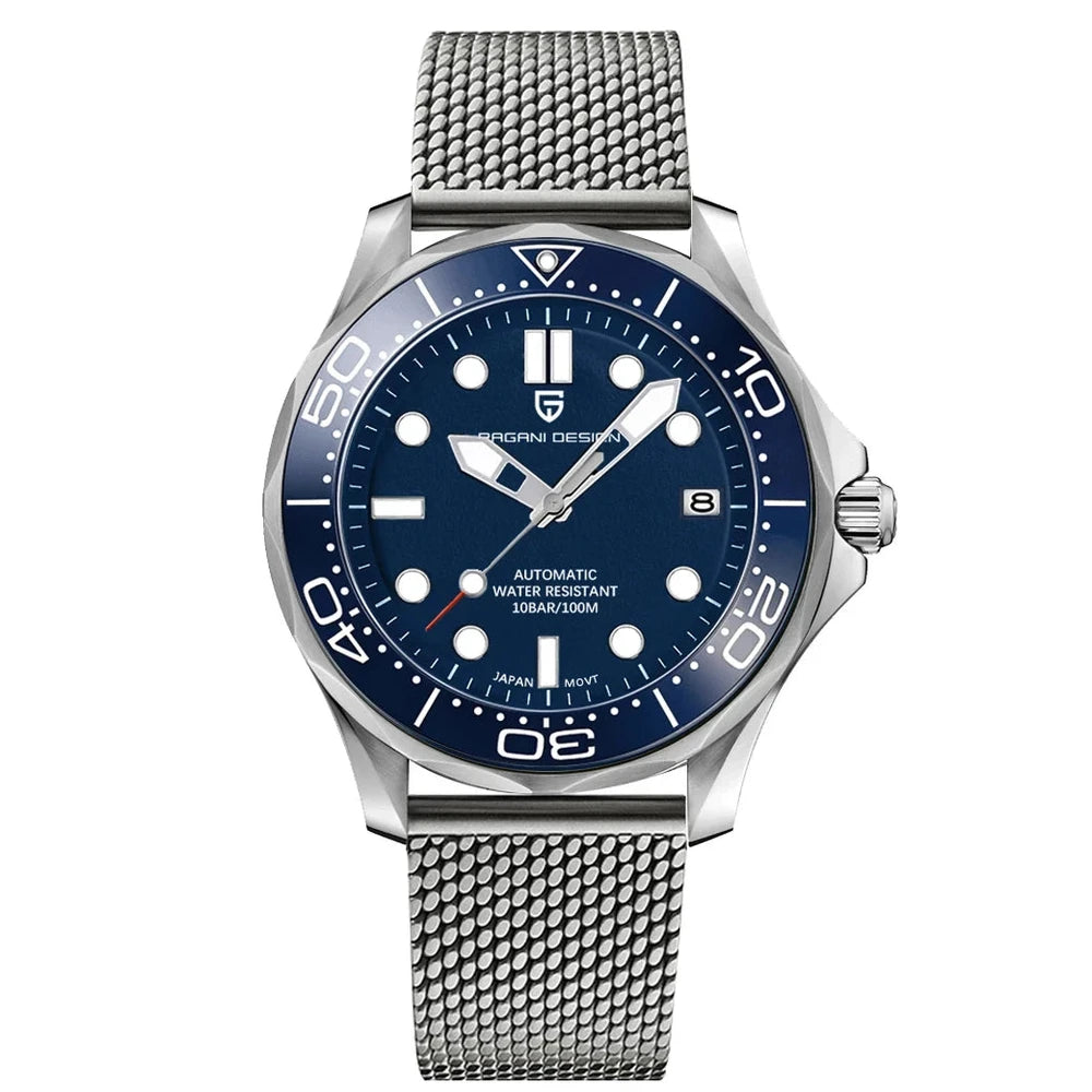 Pagani Design Automatic Dive Watch - Stainless Steel Build