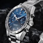 Pagani Design Blue Chronograph Watch