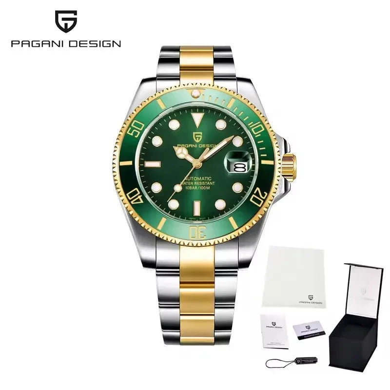 Pagani Design Mechanical Dive Watch with Sapphire Crystal