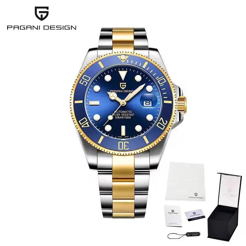 Pagani Design Mechanical Dive Watch with Sapphire Crystal