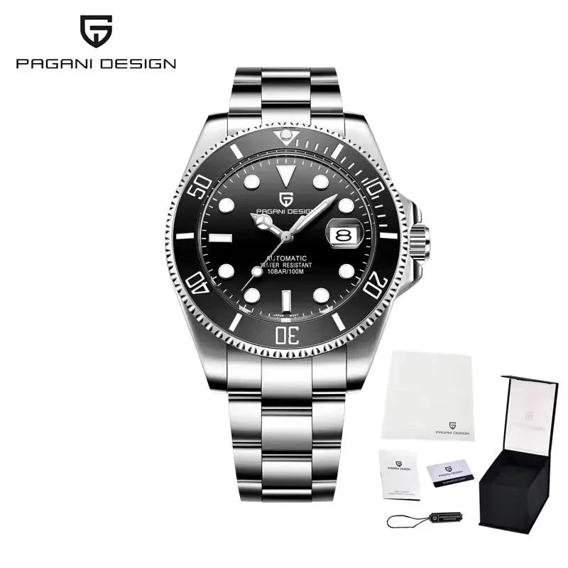 Pagani Design Mechanical Dive Watch with Sapphire Crystal