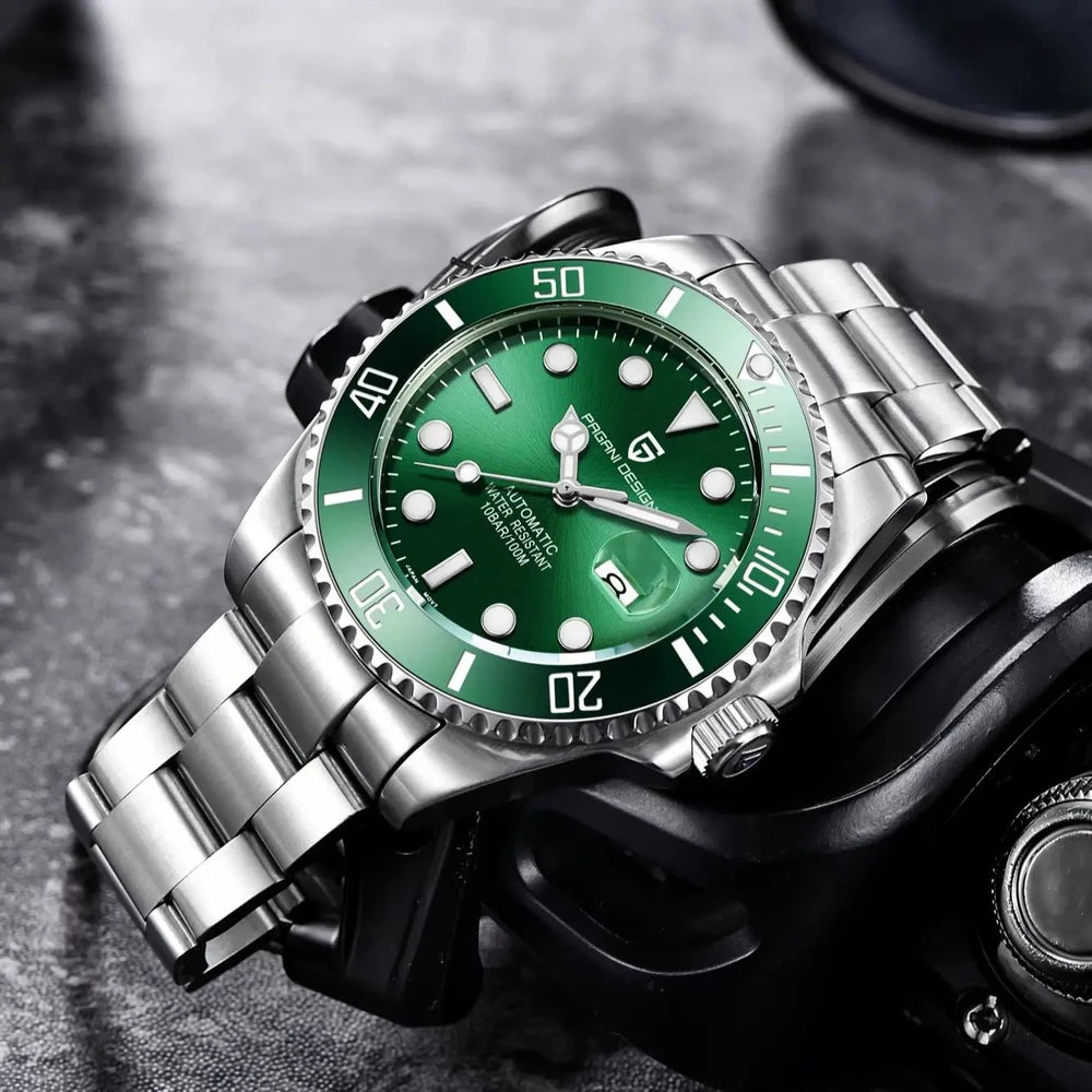Pagani Design Mechanical Dive Watch with Sapphire Crystal