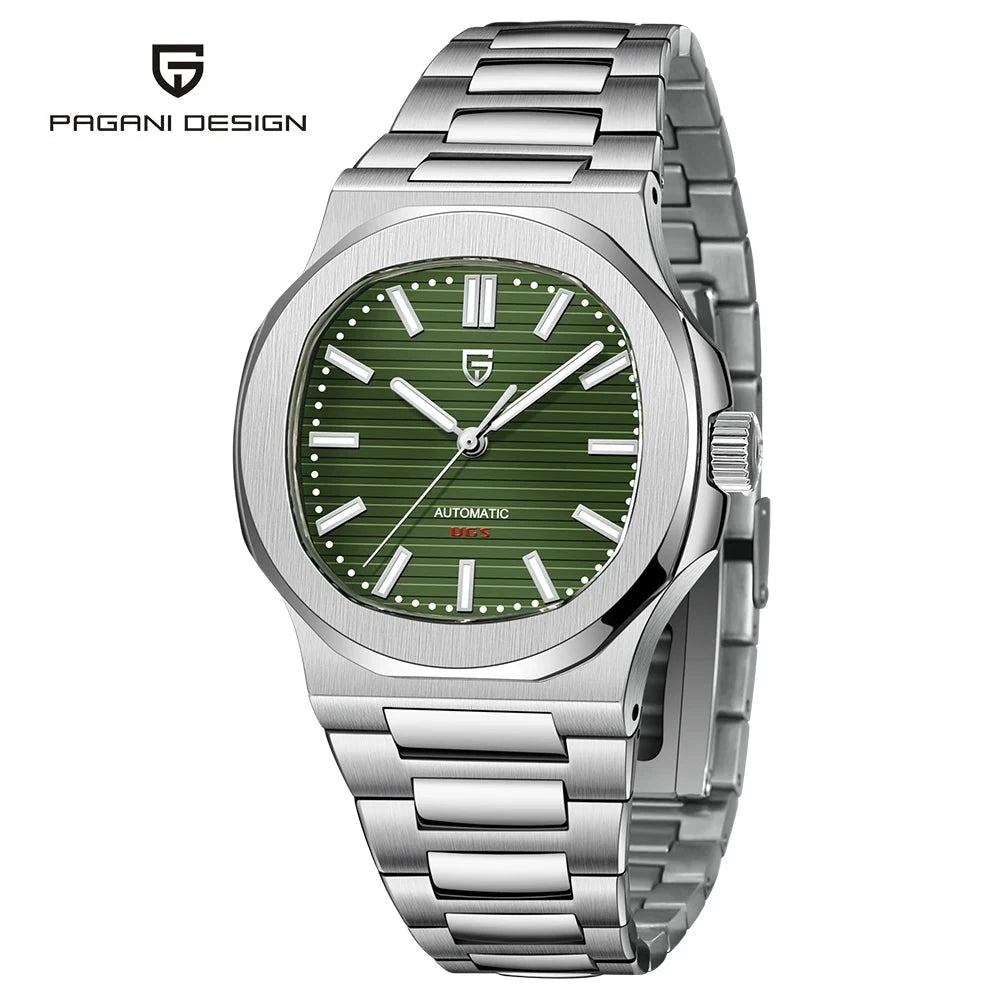 Pagani Design Unisex Automatic Watch with Sapphire Crystal