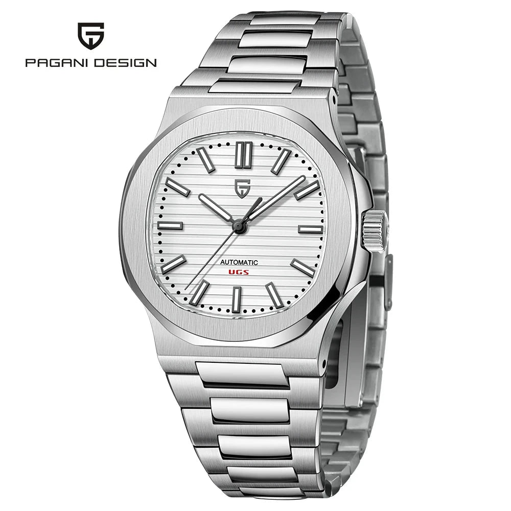 Pagani Design Unisex Automatic Watch with Sapphire Crystal