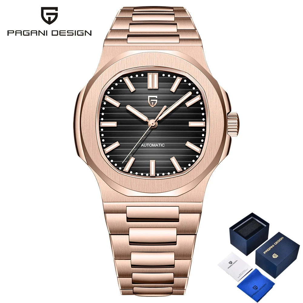 Pagani Design Unisex Automatic Watch with Sapphire Crystal