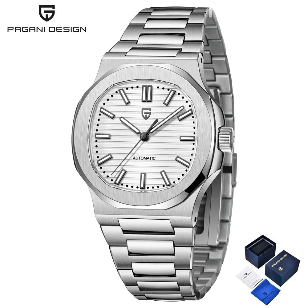 Pagani Design Unisex Automatic Watch with Sapphire Crystal
