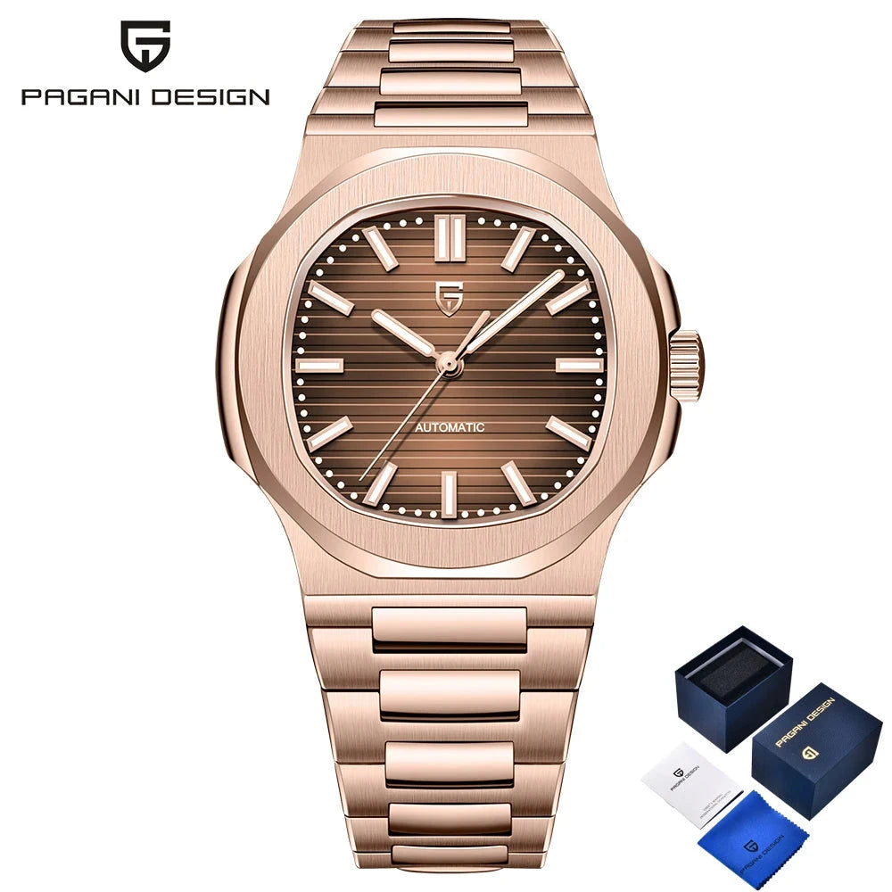 Pagani Design Unisex Automatic Watch with Sapphire Crystal