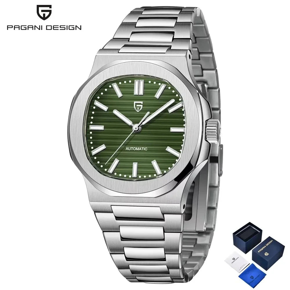 Pagani Design Unisex Automatic Watch with Sapphire Crystal