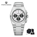 Pagani Design Chronograph Watch with Stainless Steel Finish