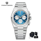Pagani Design Chronograph Watch with Stainless Steel Finish