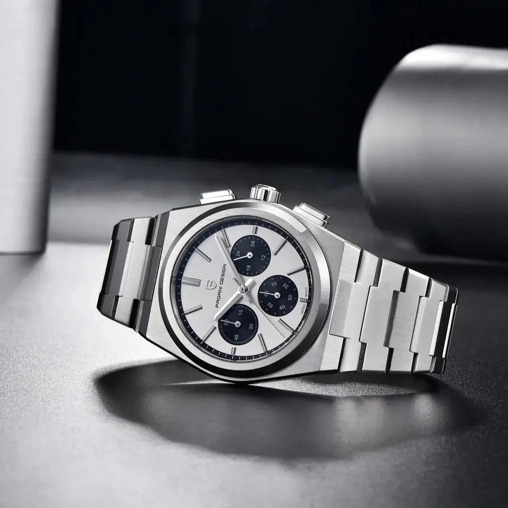 Pagani Design Chronograph Watch with Stainless Steel Finish
