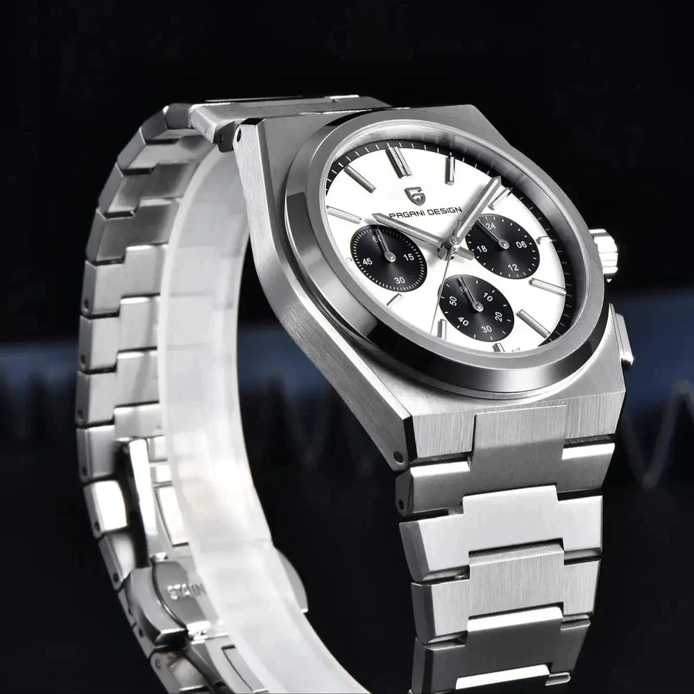 Pagani Design Chronograph Watch with Stainless Steel Finish