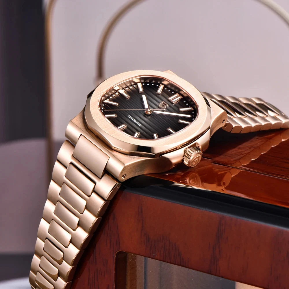 Pagani Design Rose Gold Automatic Mechanical Watch