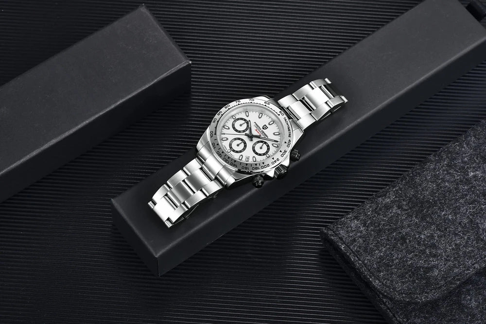 Pagani Design Quartz Chronograph Watch in Sky Blue