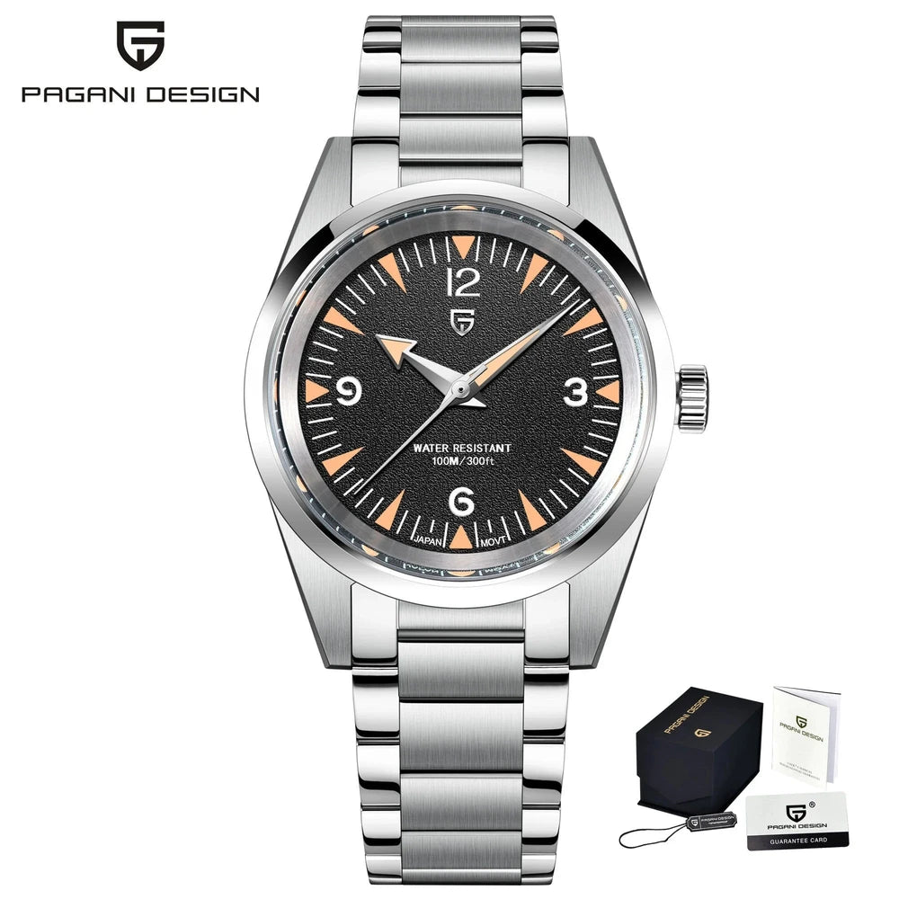 Pagani Design Unisex Quartz Watch with Sapphire Crystal