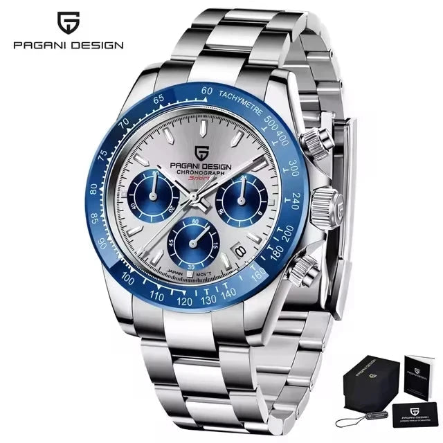 Stylish Pagani Design Quartz Chronograph Watch