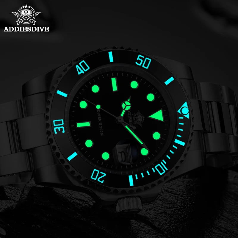 ADDIESDIVE H3 Men's 200m Quartz Dive Watch