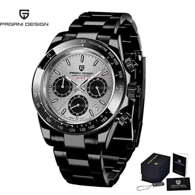 PAGANI DESIGN PD-1644 Men's Quartz Watch – Sapphire Crystal 100M