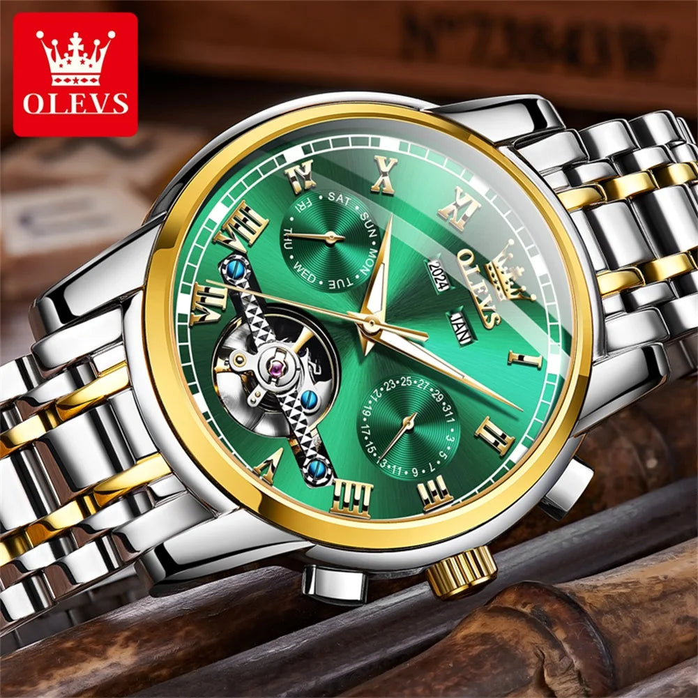 OLEVS 6607 Automatic Calendar Watch