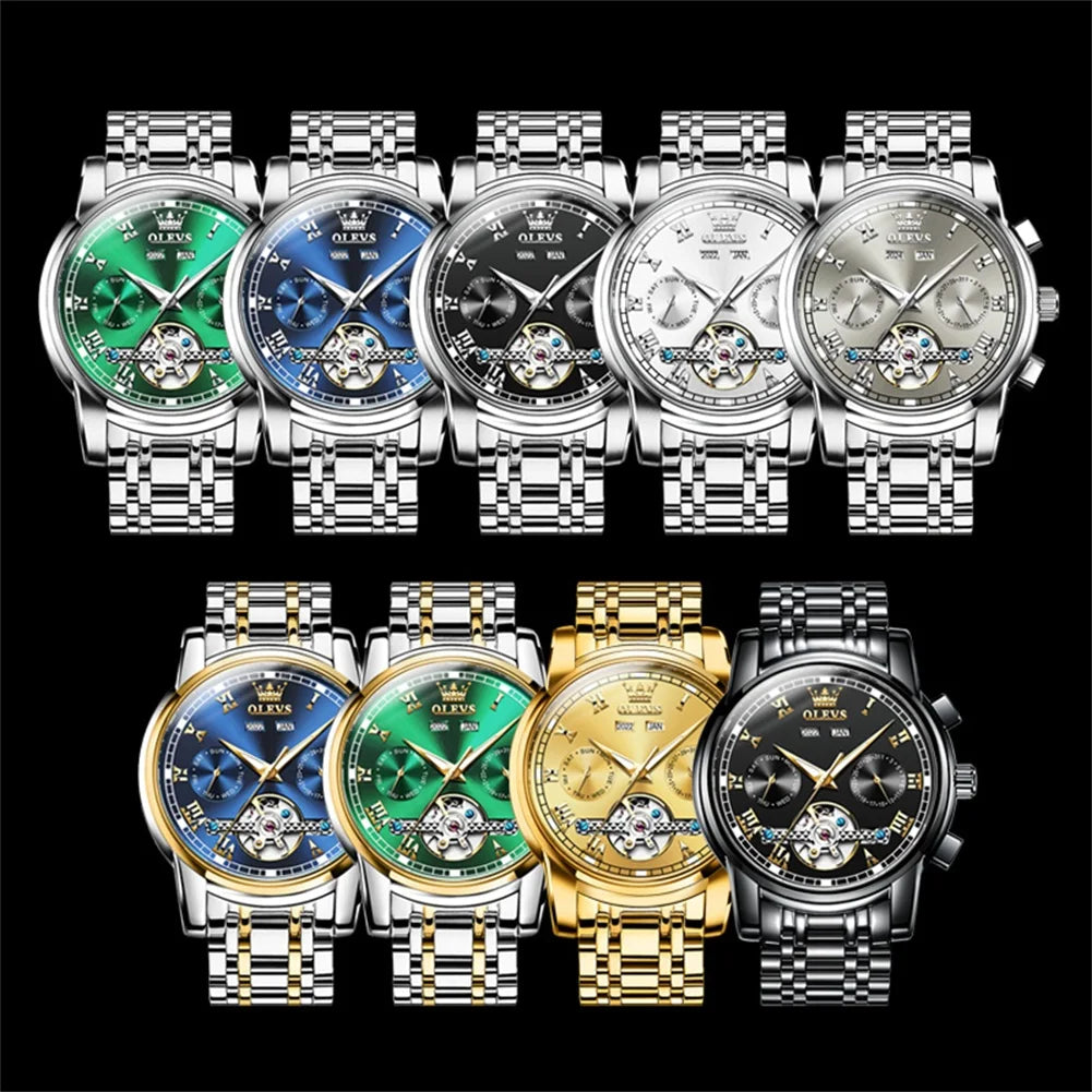 OLEVS 6607 Automatic Calendar Watch