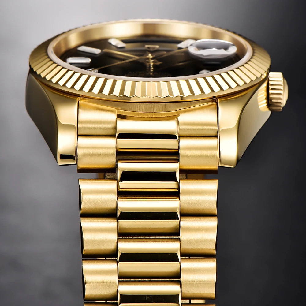PAGANI DESIGN DD36 Gold Automatic Watch – Sapphire Crystal 100M