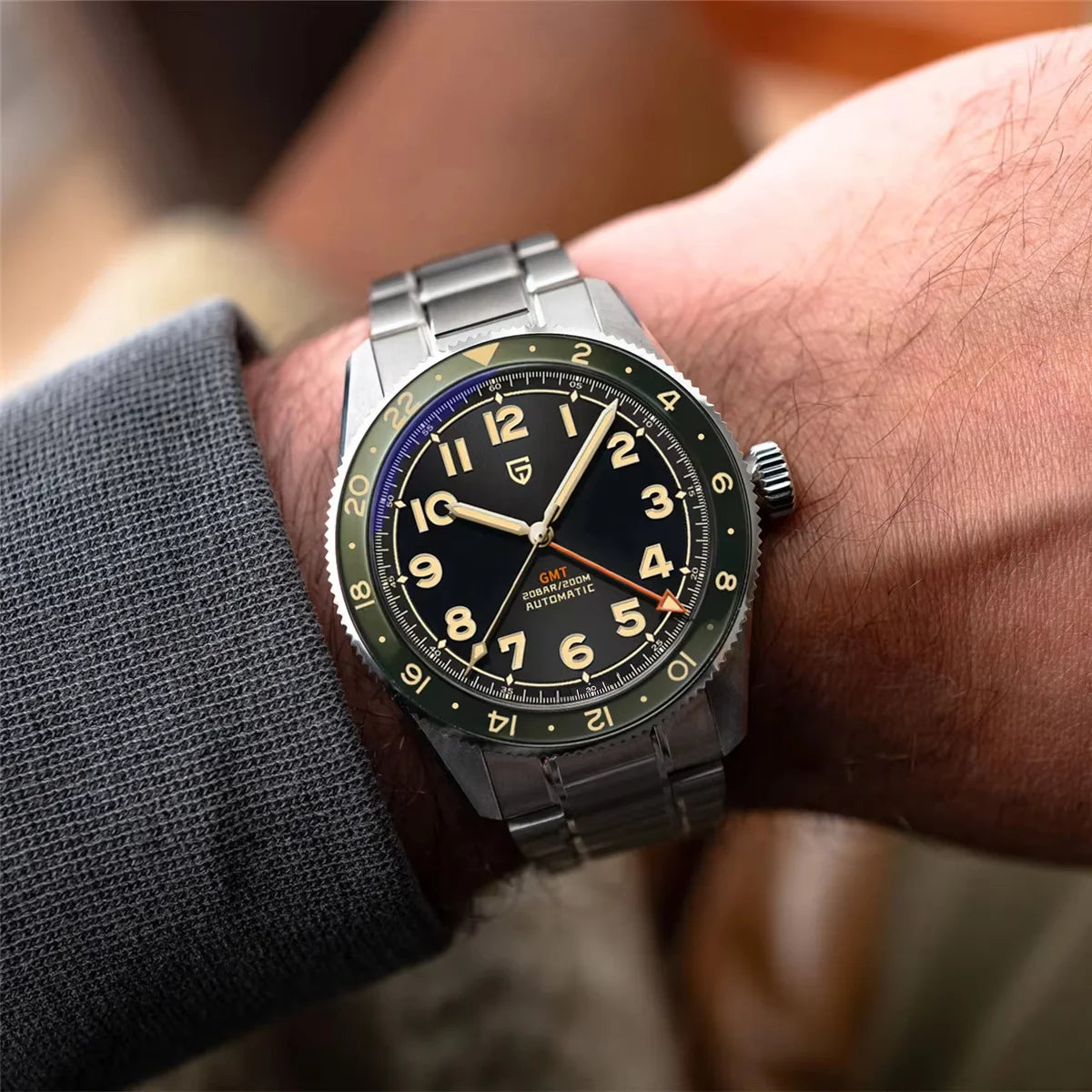 PAGANI DESIGN PD1784 GMT Automatic Watch – Sapphire Crystal 200M