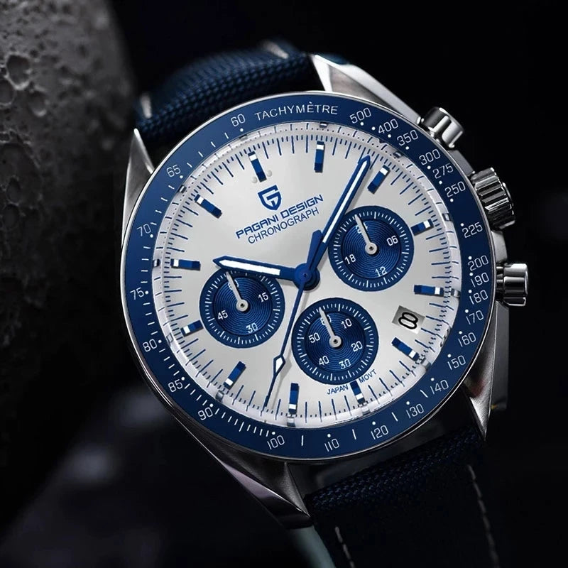 PAGANI DESIGN Moon Chronograph Watch – Sapphire Crystal 100M