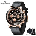 PAGANI DESIGN V2 40mm Men's Quartz Chronograph Watch – Sapphire Crystal, Stainless Steel, 100M Water Resistant