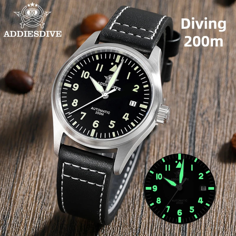 ADDIESDIVE AD2519 Men's Automatic Dive Watch