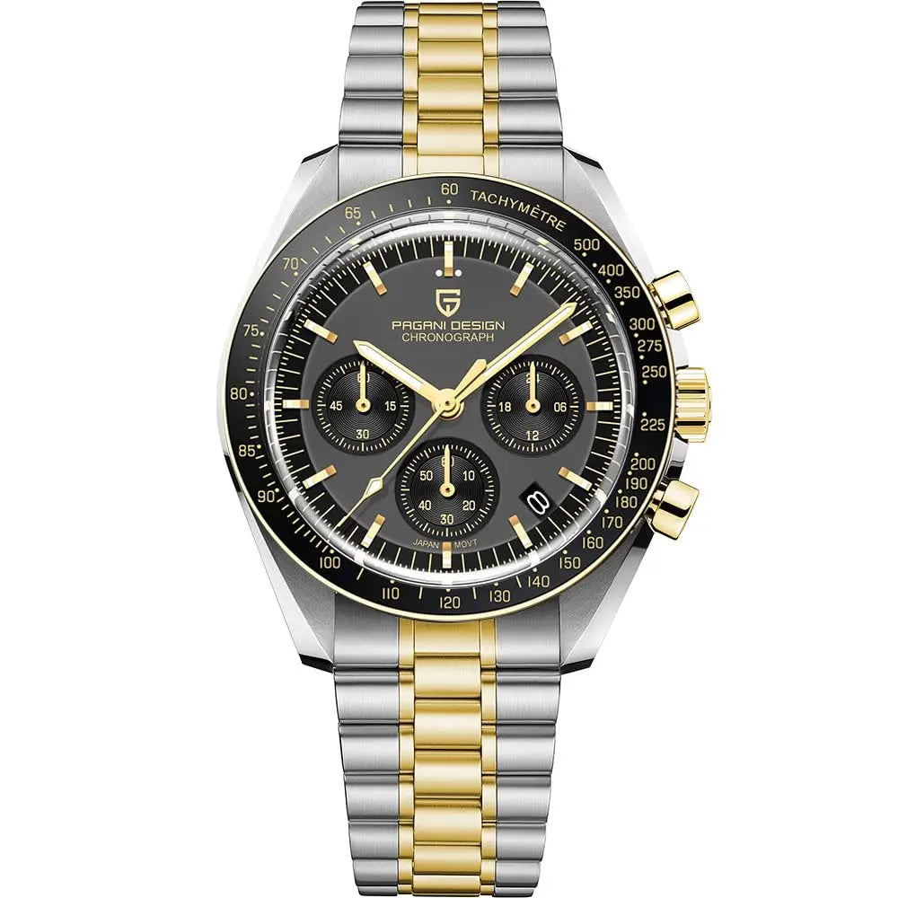 PAGANI DESIGN Moon Chronograph Watch – Sapphire Crystal 100M
